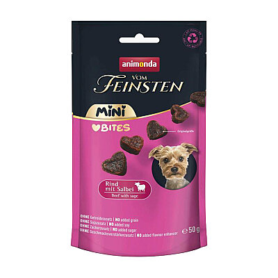 Animonda Vom Feinsten Sığır Etli Yetişkin Mini Irk Köpek Ödül Maması 50g