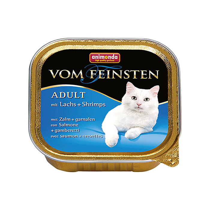Animonda Vom Feinsten Somonlu ve Karidesli Yetişkin Kedi Konservesi 100g - 1