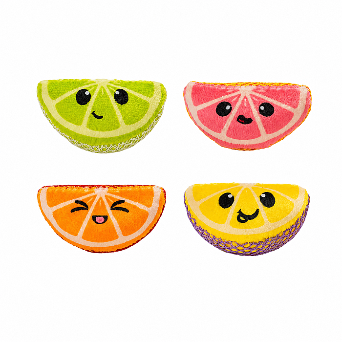 Catstages Fruit Wedges Catnipli Meyve Kedi Oyuncağı 4'lü - 1