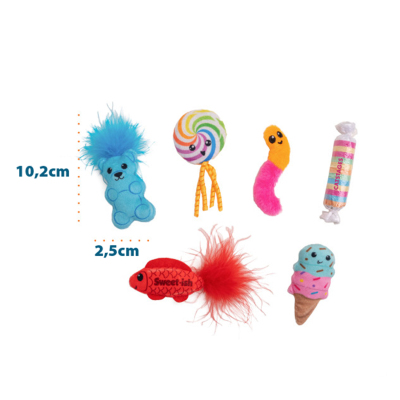 Catstages Kitty Sweet Treats Catnipli Kedi Oyuncak Seti 6'lı - 4