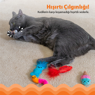 Catstages Kitty Sweet Treats Catnipli Kedi Oyuncak Seti 6'lı - 5