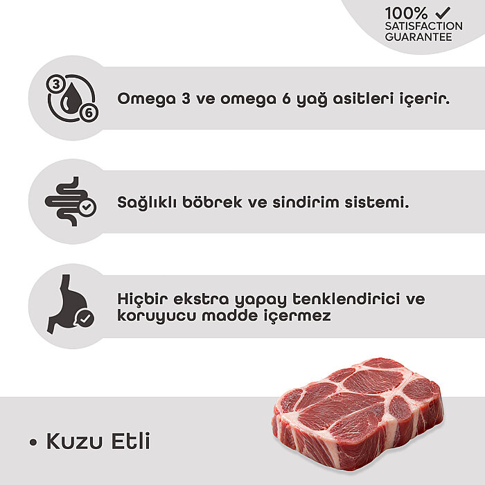 Çomar Yetişkin Kuru Köpek Maması Kuzulu 15 Kg - 3