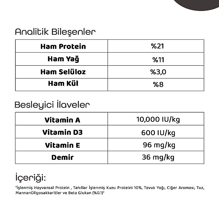 Çomar Yetişkin Kuru Köpek Maması Kuzulu 15 Kg - 5