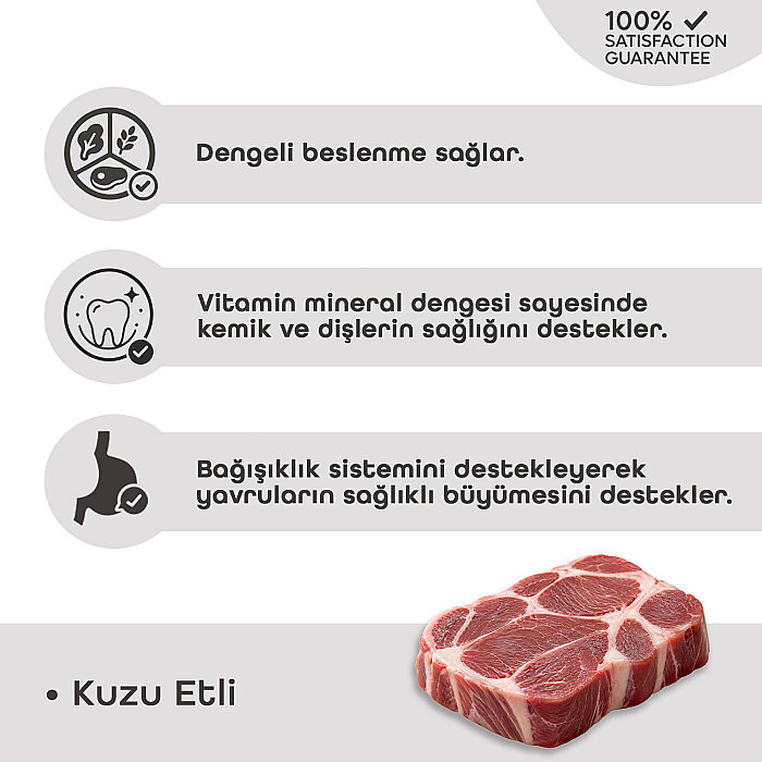Croque Yavru Kuru Köpek Maması (Puppy) Kuzu Etli 3KG (22/13) - 3
