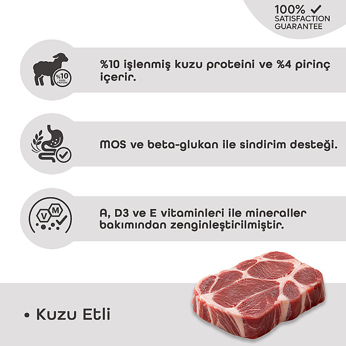 Econature Plus Yavru Kuru Köpek Maması (Puppy) - Kuzu Etli - 15 Kg - 3