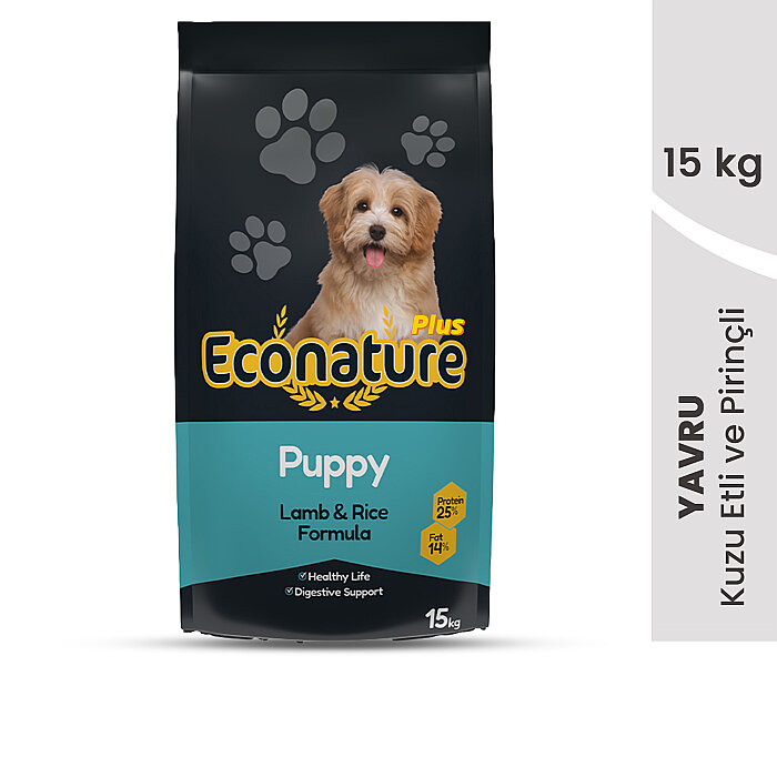 Econature Plus Yavru Kuru Köpek Maması (Puppy) - Kuzu Etli - 15 Kg - 2