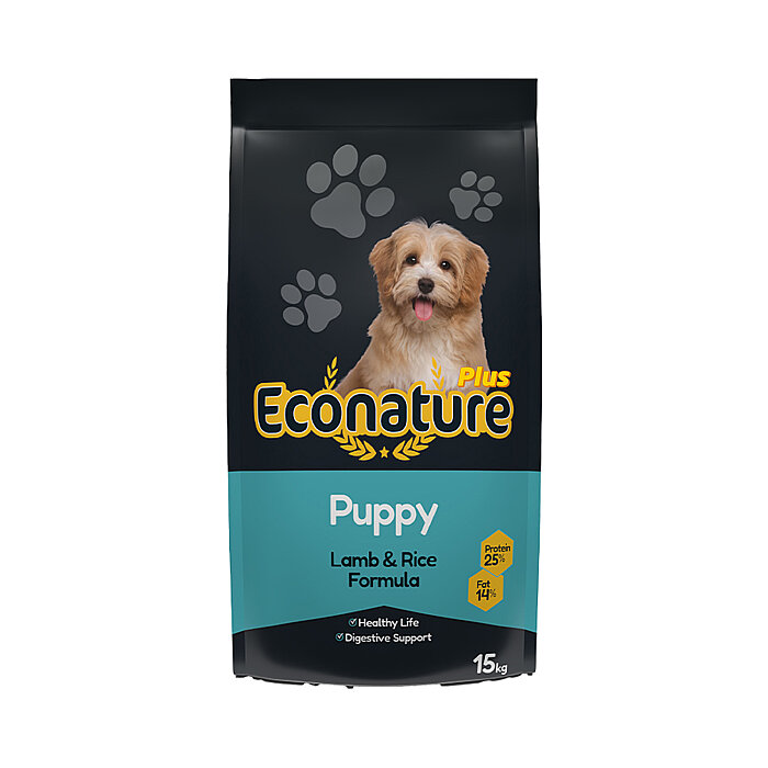 Econature Plus Yavru Kuru Köpek Maması (Puppy) - Kuzu Etli - 15 Kg - 1