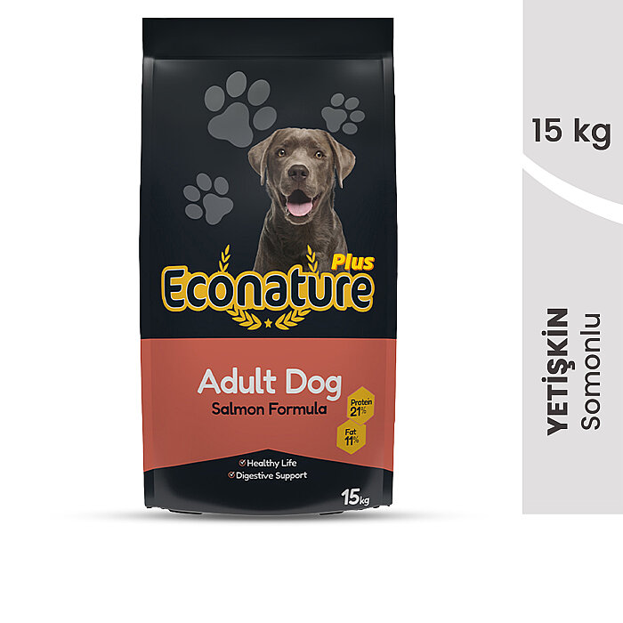 Econature Plus Yetişkin Kuru Köpek Maması - Somonlu - 15 Kg - 2