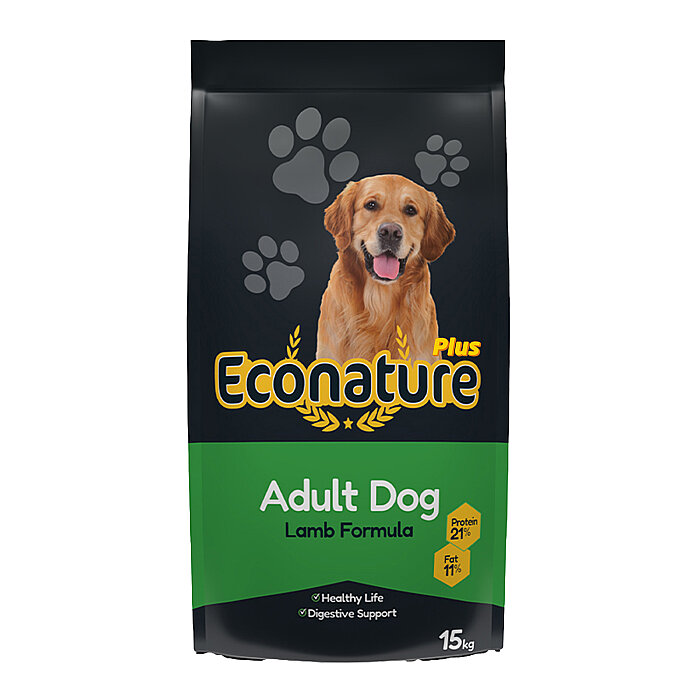 Econature Plus Yetişkin Kuru Köpek Maması (Adult Dog) - Kuzu Etli - 15 Kg - 1