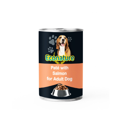 Econature Yetişkin Yaş Köpek Maması (Adult Dog) Ezme Somonlu 400GR