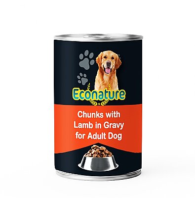 Econature Yetişkin Yaş Köpek Maması (Adult Dog)) Kuzu Etli 400GR