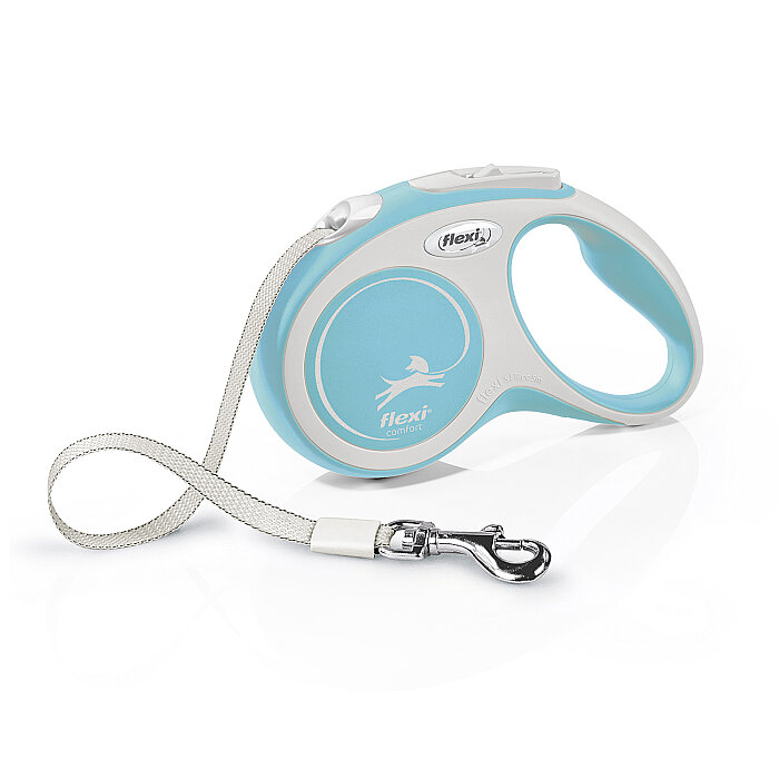 Flexi New Comfort S Beden Açık Mavi 5MT Şerit Tasma - 1