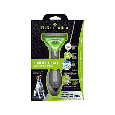 Furminator Köpek Tarağı - Kısa Tüylü Küçük Irk Köpekler için - S