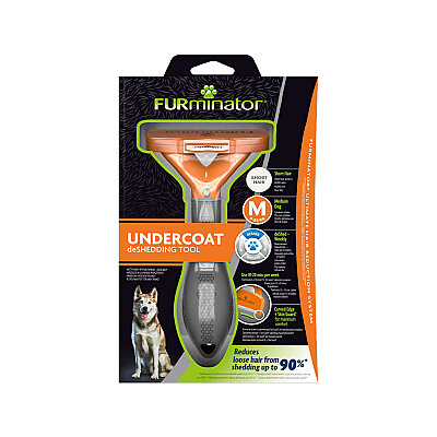 Furminator Köpek Tarağı - Kısa Tüylü Orta Irk Köpekler için - M