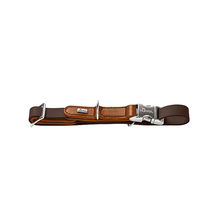 Hunter Köpek Boyun Tasması Wolmar Alu-Strong Kahve Taba 40-55/L - 2