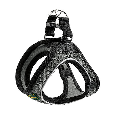 Hunter Köpek Göğüs Tasması Hilo Comfort Gri Siyah XXS-XS - 1
