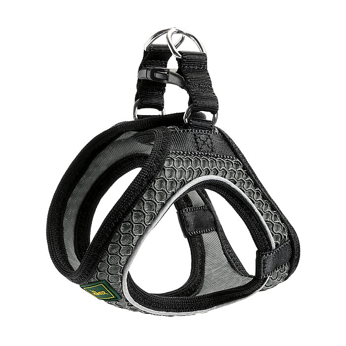 Hunter Köpek Göğüs Tasması Hilo Comfort Gri Siyah XXS-XS - 1