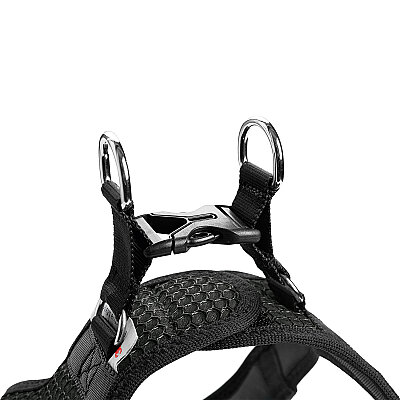 Hunter Köpek Göğüs Tasması Hilo Comfort Gri Siyah XXS-XS - 2
