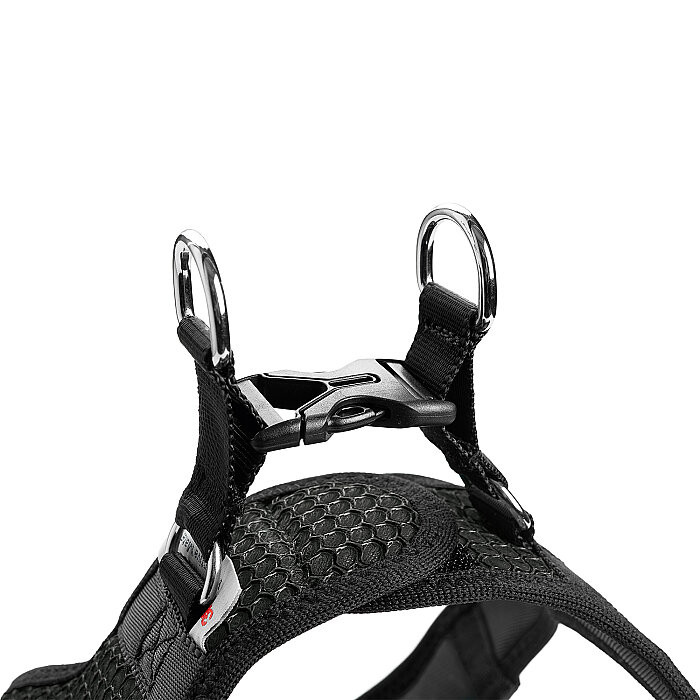 Hunter Köpek Göğüs Tasması Hilo Comfort Gri Siyah XXS-XS - 2