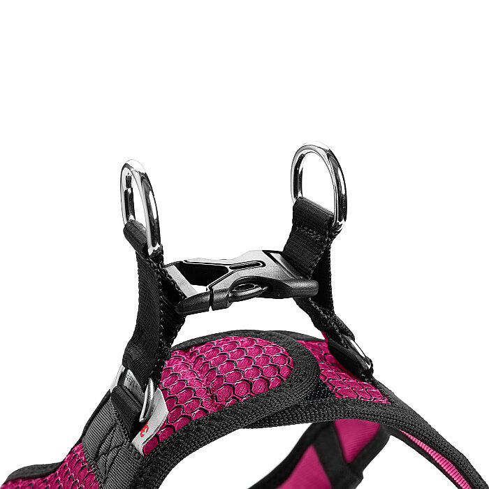 Hunter Köpek Göğüs Tasması Hilo Comfort Pembe Siyah S - 3