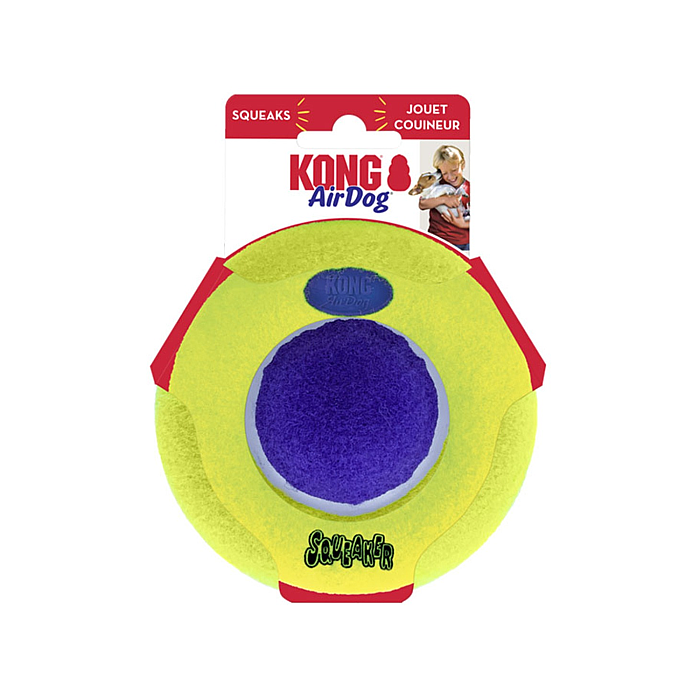 KONG AirDog Yuvarlak Şekilde Sesli Köpek Oyuncağı M/L - 1