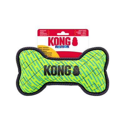KONG Armor Kemik Pelüş Köpek Oyuncağı S