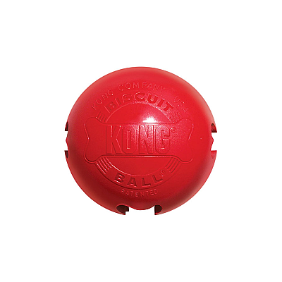 KONG Biscuit Ball Top Şeklinde Köpek Oyuncağı L