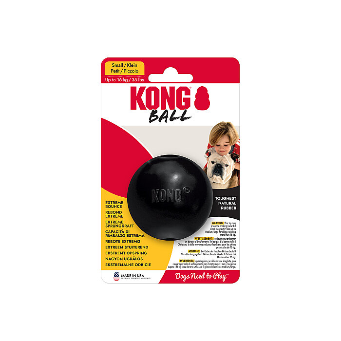 KONG Extreme Köpekler için Top Şeklinde Çok Amaçlı Isırma Oyuncağı Ultra Sert S - 1