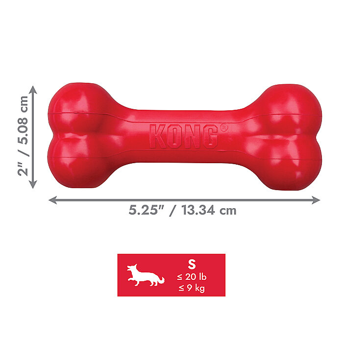 KONG Goodie Bone Kemik Şeklinde Çok Amaçlı Köpek Oyuncağı S - 2