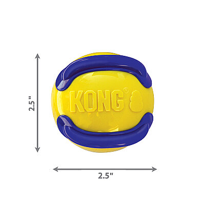 KONG Jaxx Brights Sandviç Şeklinde Köpek Oyuncağı M (1)