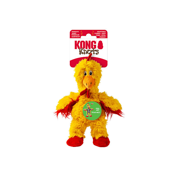 KONG Knots Tavuk İp İskeletli Köpek Oyuncağı S - 1