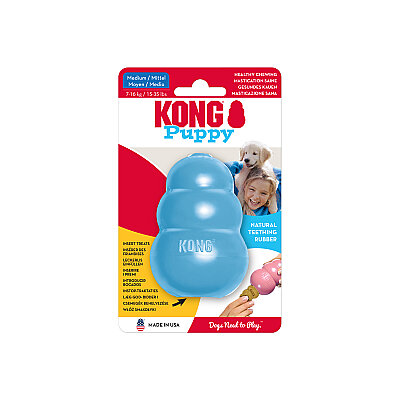 KONG Puppy Yavru Köpekler için Çok Amaçlı Isırma Oyuncağı M