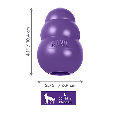 KONG Senior Yaşlı Köpekler için Çok Amaçlı Isırma Oyuncağı Hafif Yumuşak L (1)