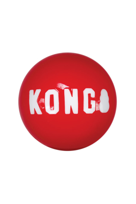 KONG Signature Ball Top Şeklinde Köpek Oyuncağı M 2li