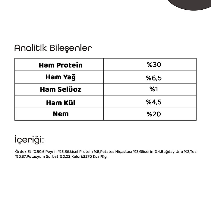 LaVital Köpek Ödül Maması Ördek Etli ve Peynirli Sandviç 100g - 3