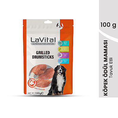 LaVital Köpek Ödül Maması Tavuk Etli Baget 100g