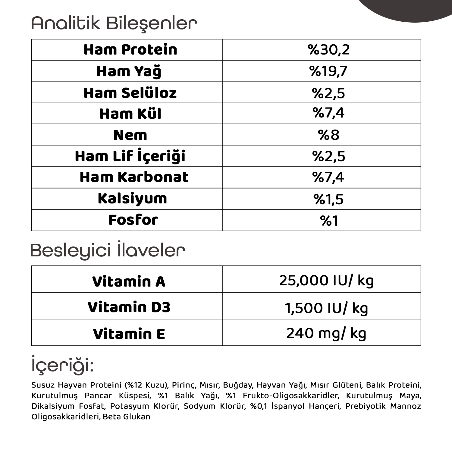 LaVital Küçük Irk Yavru Kuru Köpek Maması (Mini Puppy) Kuzu Etli 1