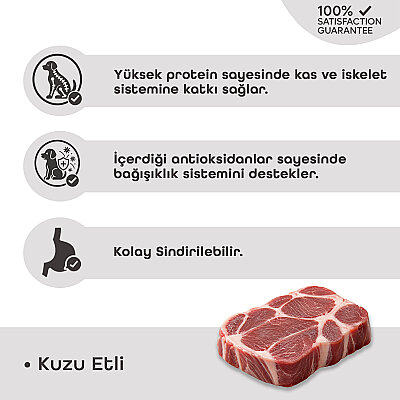 LaVital Küçük Irk Yetişkin Kuru Köpek Maması (Mini Adult) Kuzu Etli 6+1 KG - 3