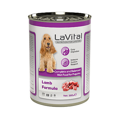 LaVital Yavru Yaş Köpek Maması (Puppy) Kuzu Etli 395 GR