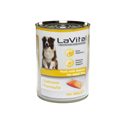 LaVital Yetişkin Yaş Köpek Maması (Adult) Somonlu 395GR