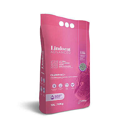 Lindocat Advanced Bebek Pudralı Ekstra Güçlü Topaklanan Gri Kedi Kumu 10 L