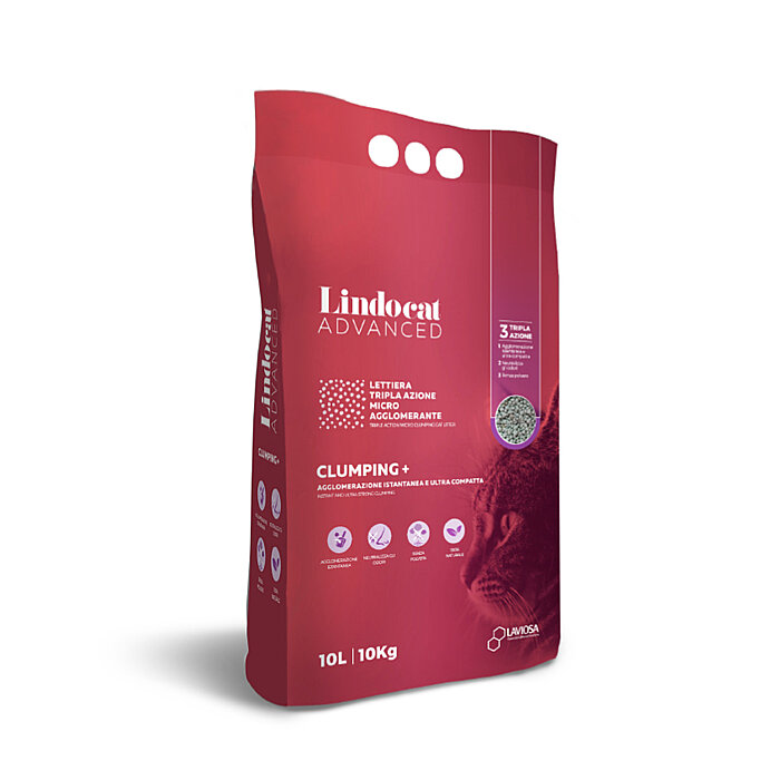 Lindocat Advanced Ekstra Güçlü Topaklanan Kokusuz Gri Kedi Kumu 10 L - 1