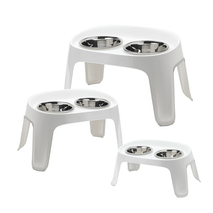 Moderna Skybar Medium İkili Mama Kabı - Beyaz 2 x 1950 ML - 2