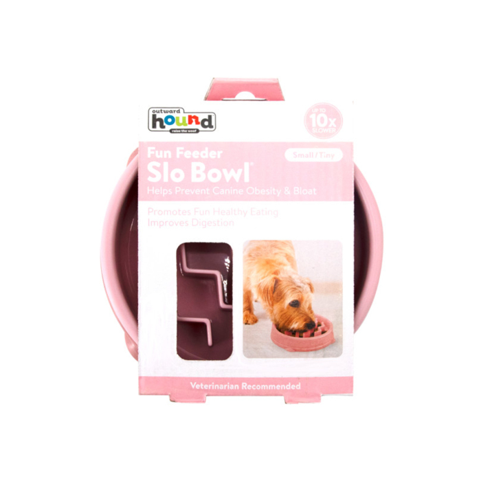 Outward Hound Fun Feeder Wave Yavaş Yeme Mama Kabı Small - Pembe - 2