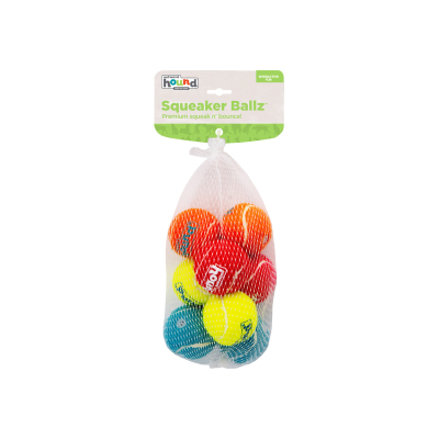 Outward Hound Squeaker Ballz Sesli Köpek Tenis Topu 4'lü (1)
