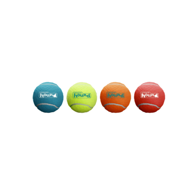 Outward Hound Squeaker Ballz Sesli Köpek Tenis Topu 4'lü