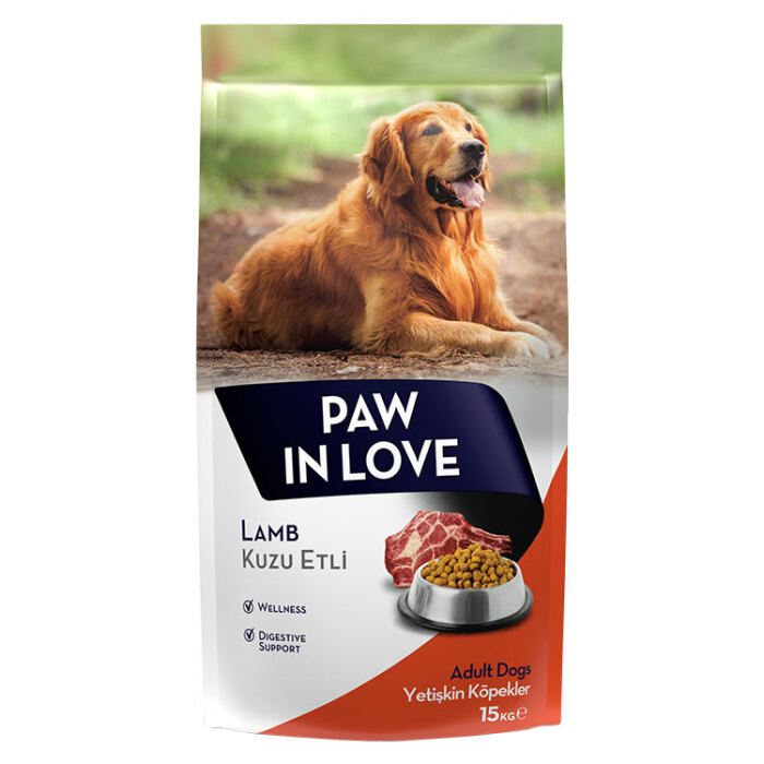 Paw In Love Yetişkin Köpek Kuzu Etli 15KG (Super Economic) - 2
