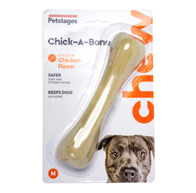 Petstages Chick A Bone Tavuk Aromalı Köpek Çiğneme Kemiği Medium (1)