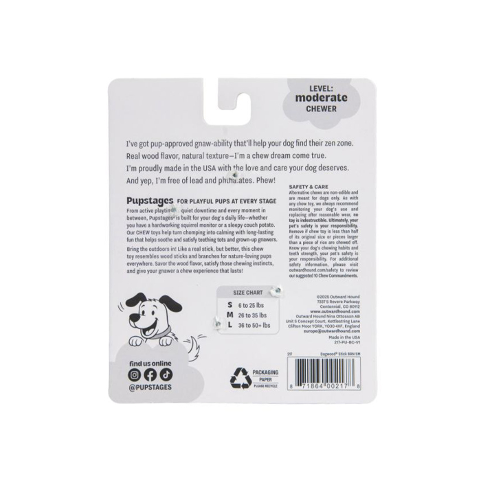 Petstages Dogwood Köpek Ahşap Çiğneme Çubuğu Small - 3
