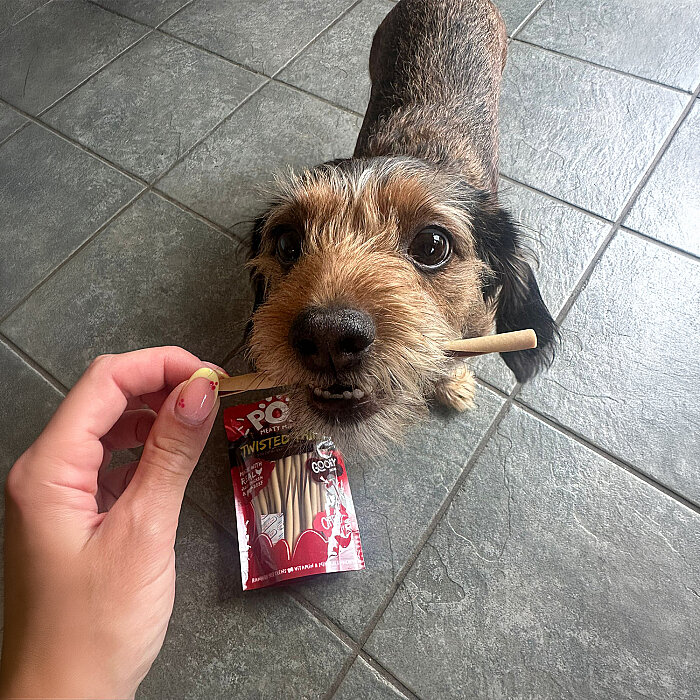 Pow Twisted Köpek Ödül Kemiği - Tavuk&Sığır, 34 Adet/200g - 2
